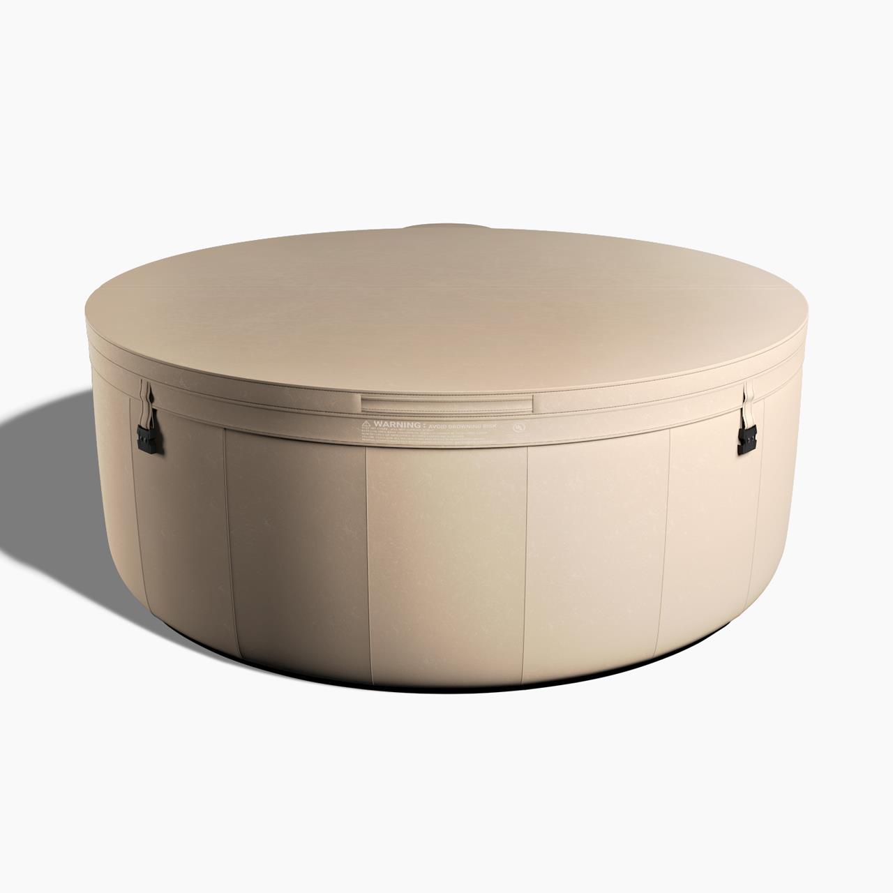 Softub Whirlpool RESORT für 5-6 Pers. - Ø 200 cm - 1130 l - almond pearl
