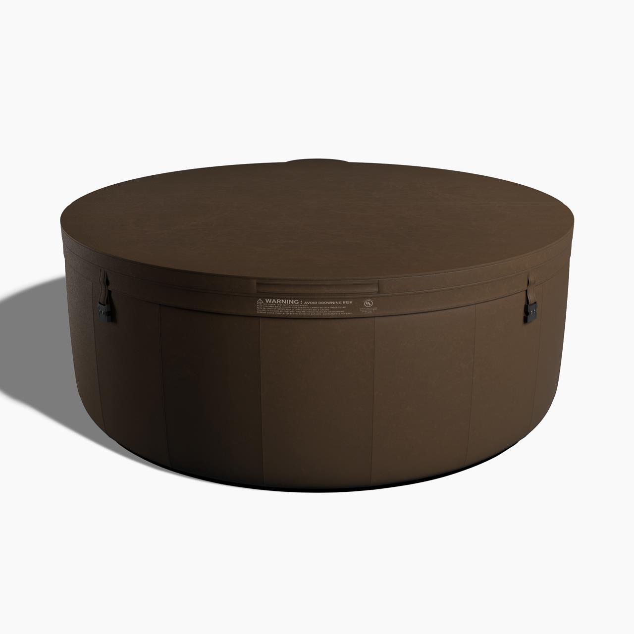 Softub Whirlpool RESORT für 5-6 Pers. - Ø 200 cm - 1130 l - mocca blue