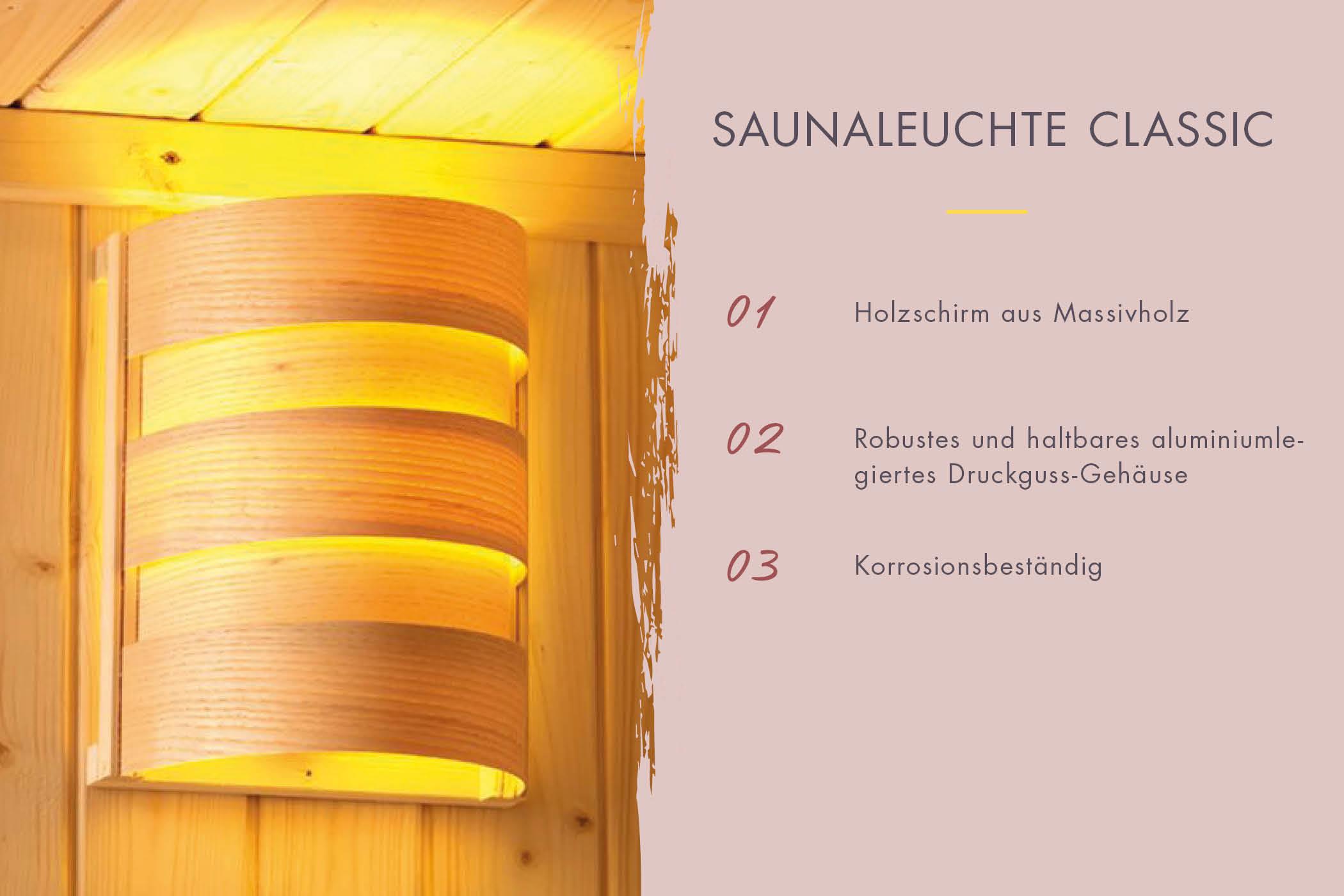 Aussenssauna Skagen mit 9 kW Ofen FIN 9 und Huum Wifi Steuerung natur