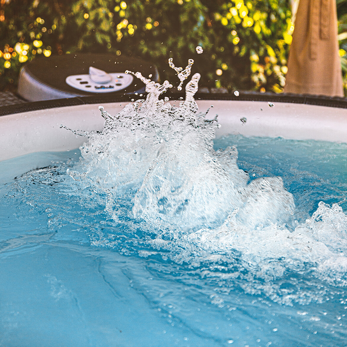 Garten-Whirlpool Softub - sauber -automatische Reinigungsfunktion