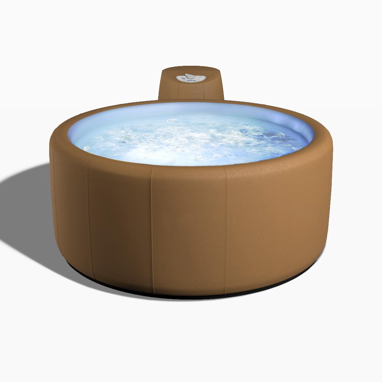 Softub Whirlpool SPORTSTER für 1-2 Pers. - Ø 150 cm - 530 l - camel blue
