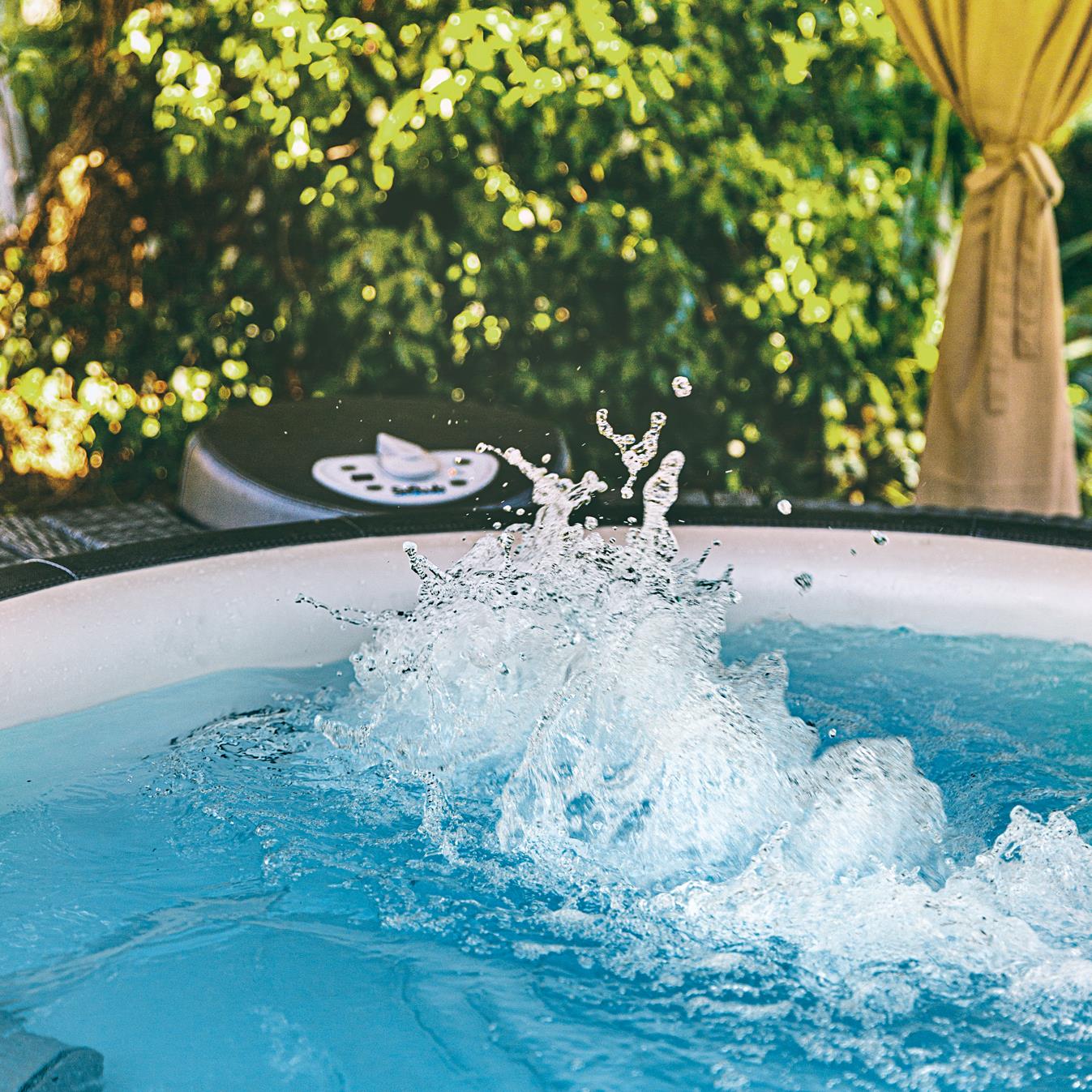 Softub Whirlpool SPORTSTER für 1-2 Pers. - Ø 150 cm - 530 l - mocca blue