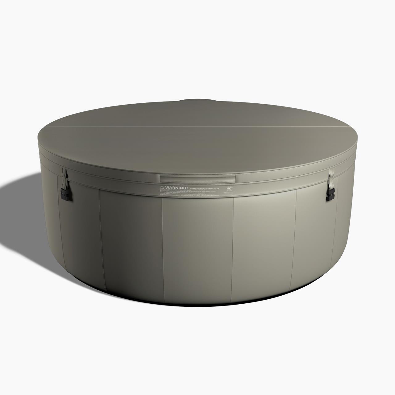 Softub Whirlpool RESORT für 5-6 Pers. - Ø 200 cm - 1130 l - taupe pearl