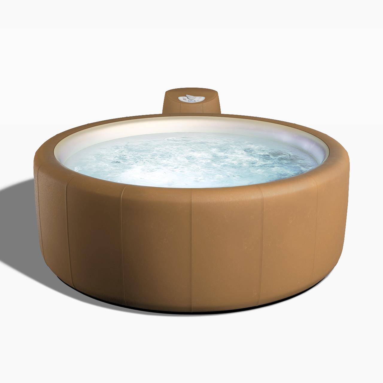 Softub Whirlpool LEGEND für 3-4 Pers.- Ø 180 cm - 830 l - camel pearl
