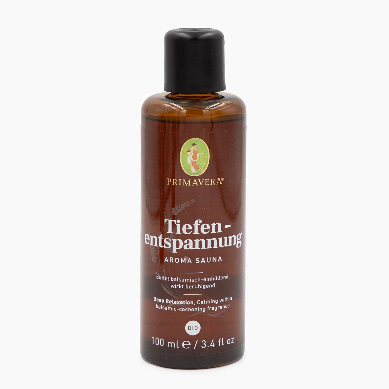 Saunaaufguss Tiefenentspannung Bio Aroma Sauna, 100ml