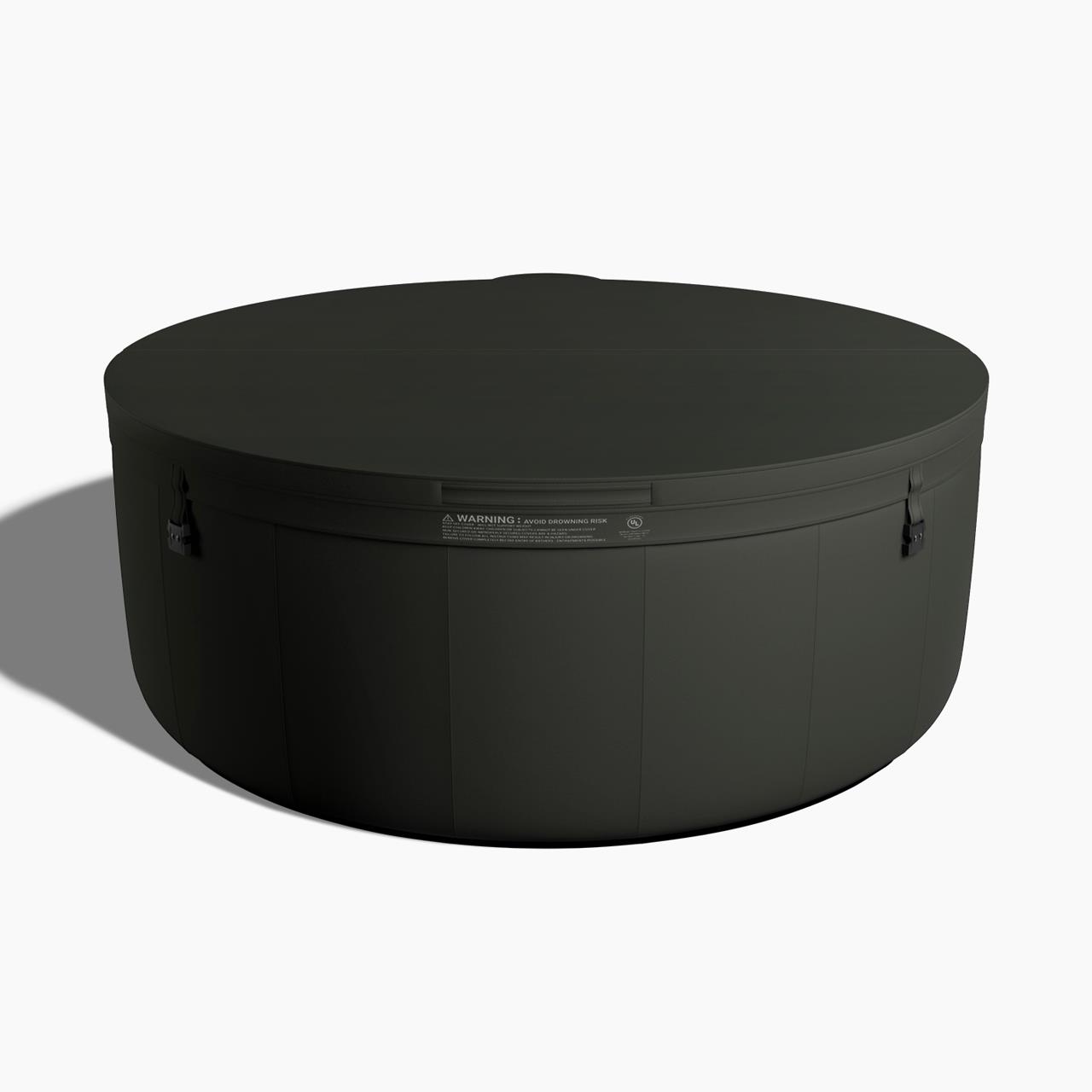 Softub Whirlpool POSEIDON X für 5-6 Pers. - Ø 200 cm - 1130 l - berwick stone tweed pearl