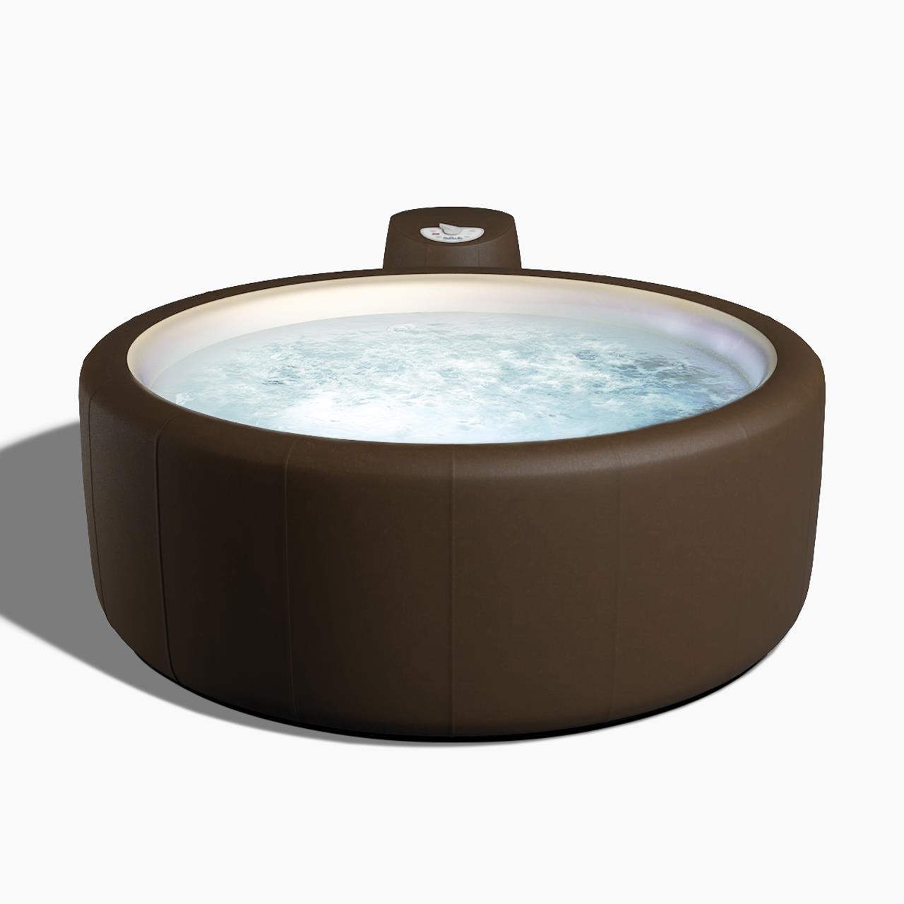 Softub Whirlpool LEGEND für 3-4 Pers.- Ø 180 cm - 830 l - mocca pearl